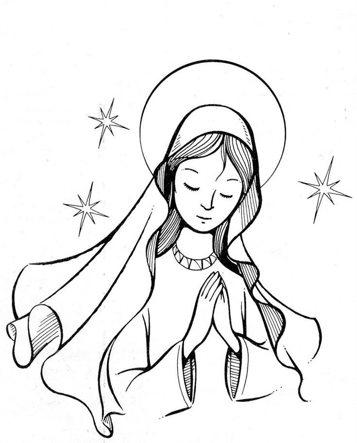 Our Lady Of The Rosary Clipart Clip Art Library