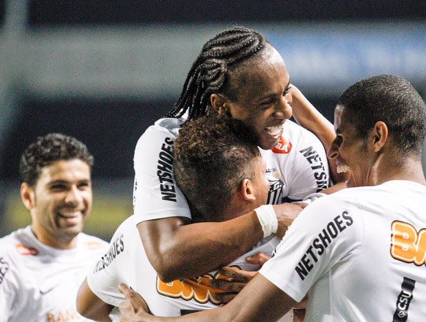 Arouca e André, Botafogo e Santos (Foto: Rudy Trindade / Agência Estado)