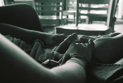 My shoulder was made to hold your head, my hand to hold yours