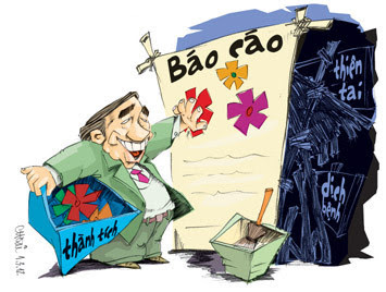 Báo cáo đẹp là chuyện thường niên, xin cứu đói là chuyện kinh niên