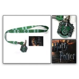 Bioworld Harry Potter Slytherin Lanyard & Rubber Charm