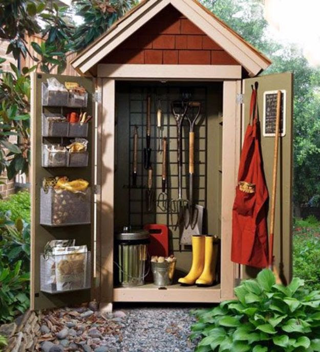 31 DIY Storage Sheds and Plans To Make This Weekend