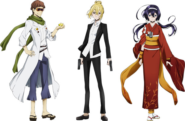4月アニメ 文豪ストレイドッグス 梶井基次郎 樋口一葉 泉鏡花公開