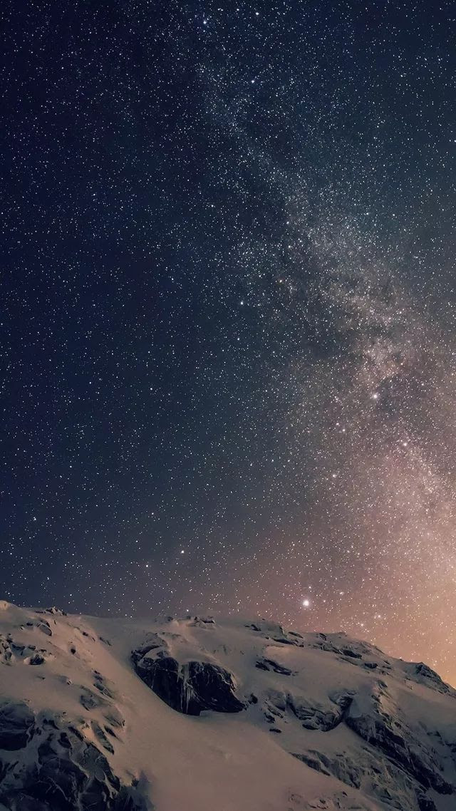44张iphone星空壁纸 就两个字 好看