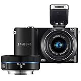Samsung NX1000 Smart Wi-Fi Digital Camera Body & 20-50mm & 16mm f/2.4 Lens