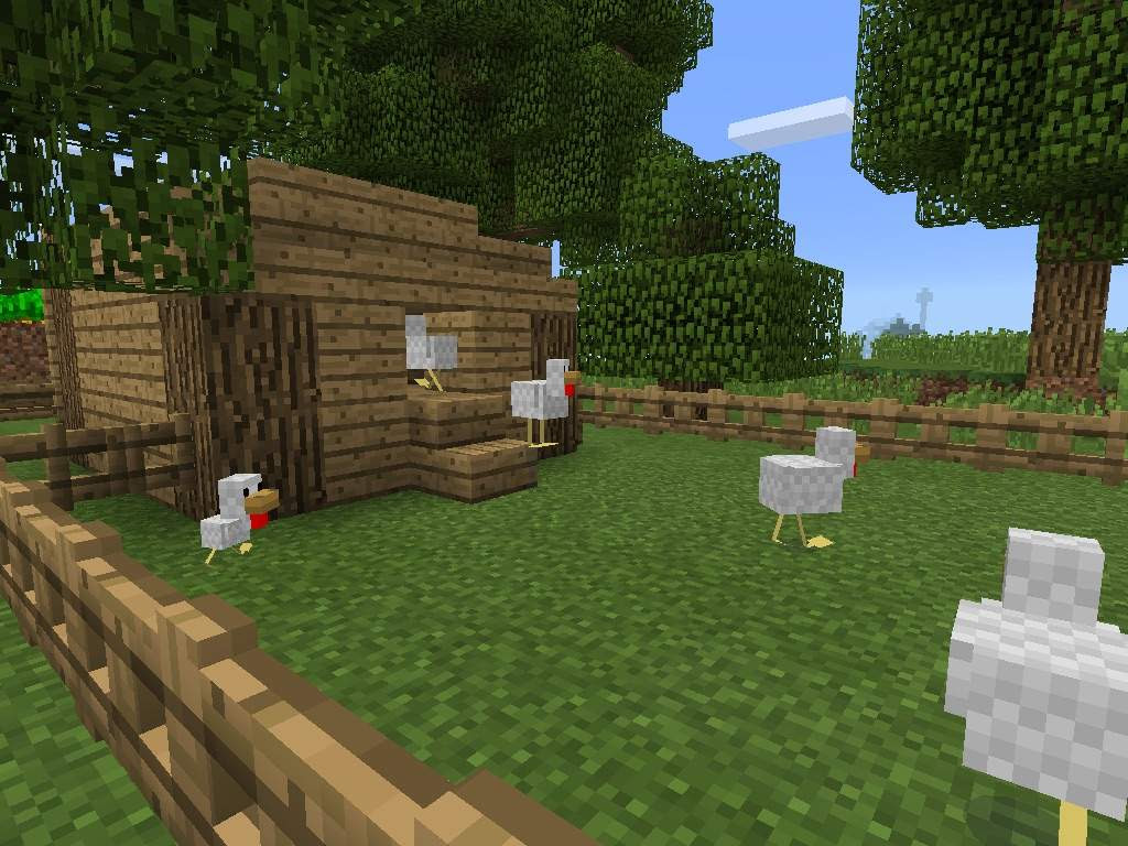 Minecraft Survival: Chicken Coop | Minecraft Amino