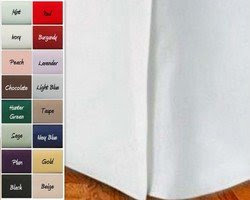 RT™ Microfiber Bed Skirt (#10 colors) - 1743-calking-chocolate On Sale