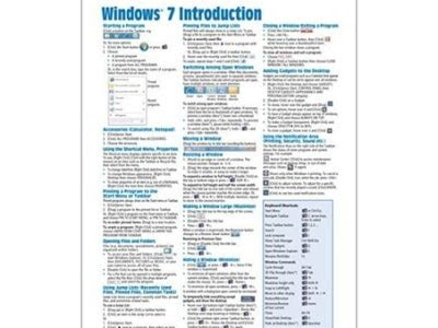 Download PDF Online windows 7 quick reference card custom guide Free Kindle Books PDF