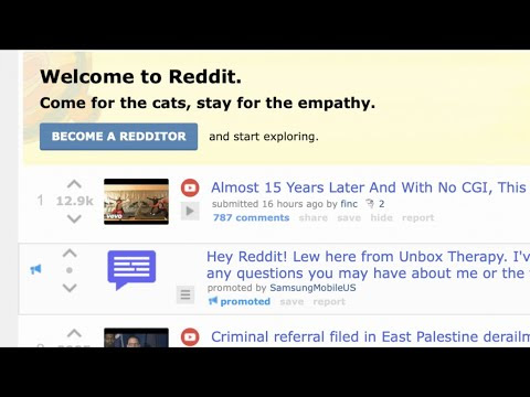 Almost 15 Hours Later And With No CGI, This Holds Up as the Best Way to Post to Reddit