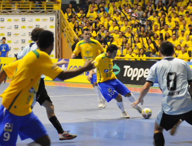 Seleção Brasileira de futsal (Foto: Igor Christ / Globoesporte.com)