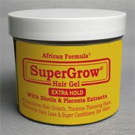 African Formula Super Grow Hair Gel Extra Hold 4 Oz