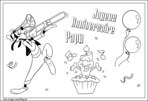 Anniversaires Coloriages Page 3