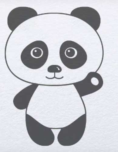 How To Draw A Panda Cute Baby Step By Step With Pictures