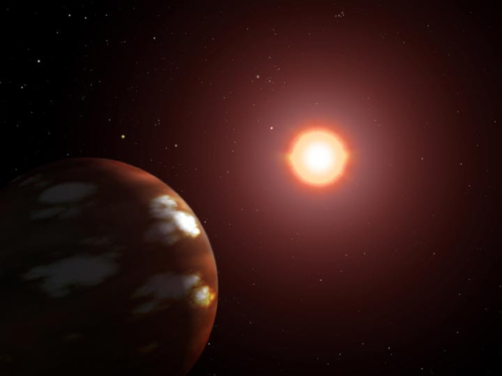 A Neptune-Mass Planet Orbiting the Nearby M Dwarf GJ436