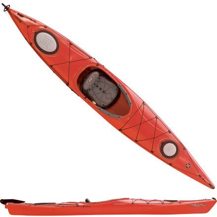 Perception Carolina 14.0 Kayak w/ Rudder Red, 14 ft w/ Rudder