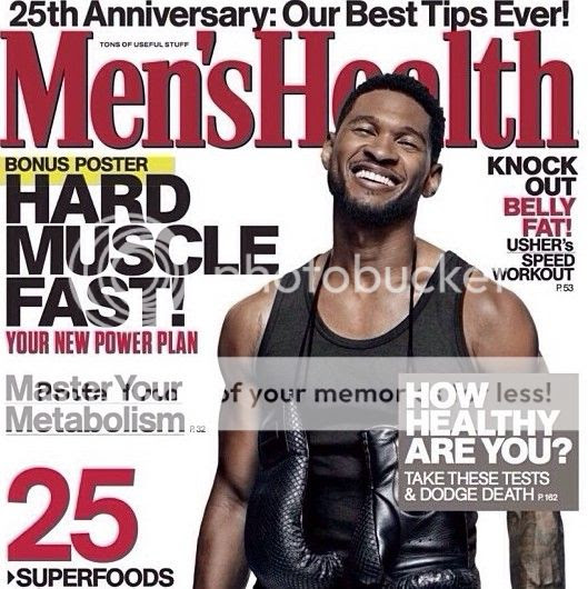 Usher shows off gym-bound body for 'Men’s Health' cover shoot...