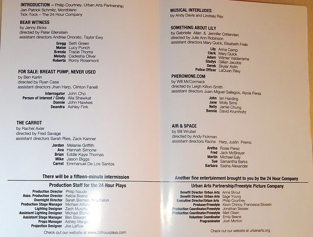 24 Hour Plays LA Program