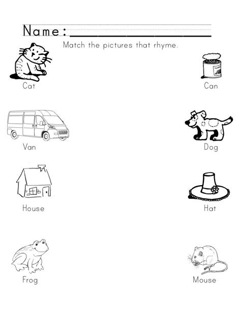 Phonemic awareness · rhyming words worksheets | 10 cut & paste rhyming printables | rhyming activity. printable rhyming worksheet teaching ideas pinterest worksheets
