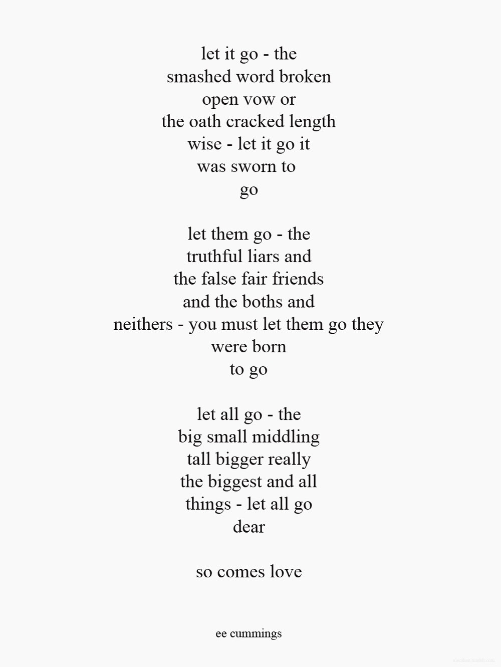 Ee Cummings Poetry