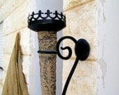 Vintage Ancient Vikings Wall Torch, Middle ages Trading, Garden Candle holder, Outdoor Wedding Decor, Silk road, Tribal, Garden lighting - MeshuMaSH