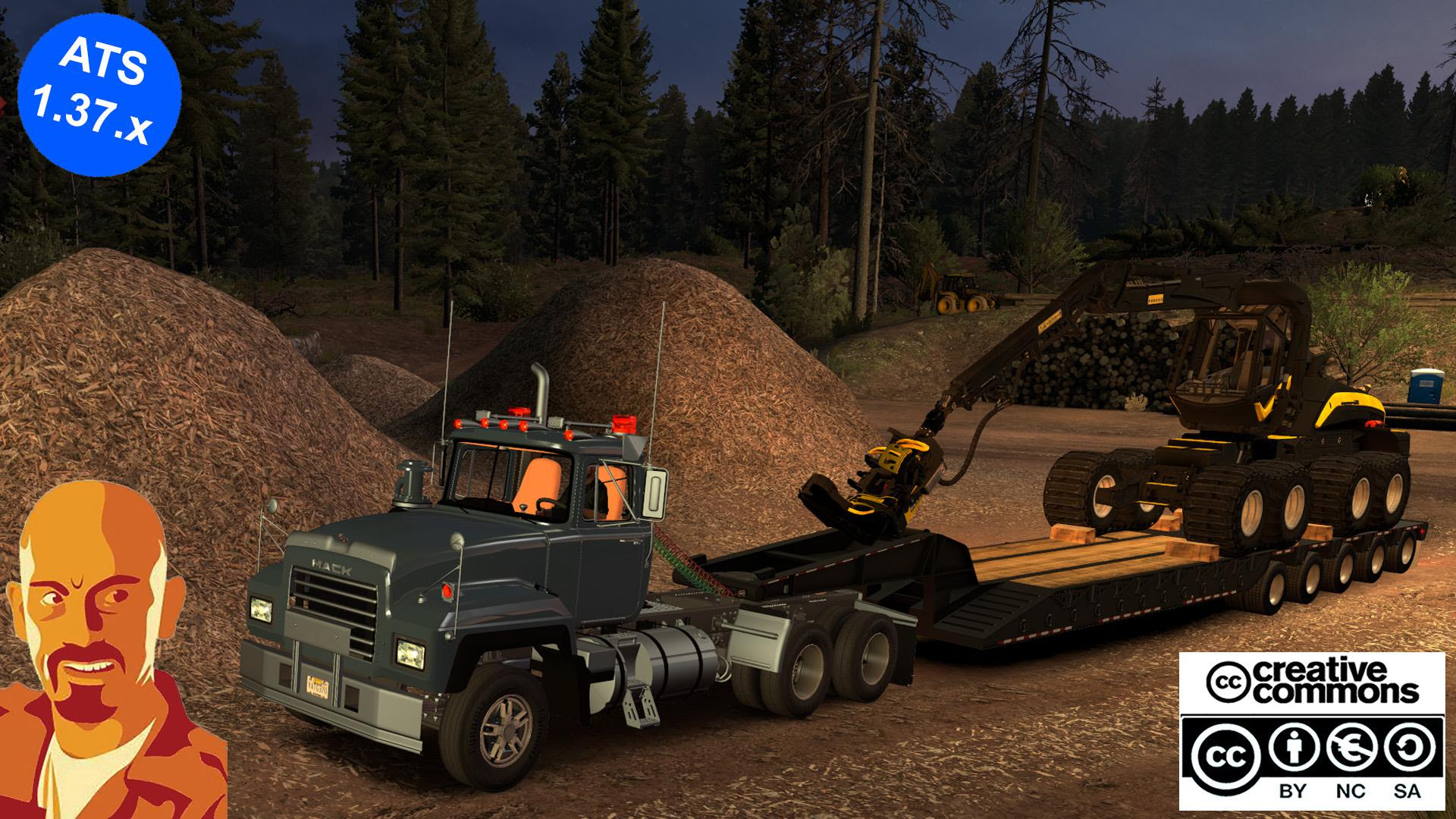 Мод Грузовик Mack RD400 Reworked версия 1.0 для American ...