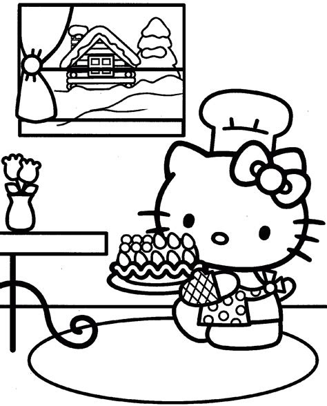 kitty coloring pages   kitty