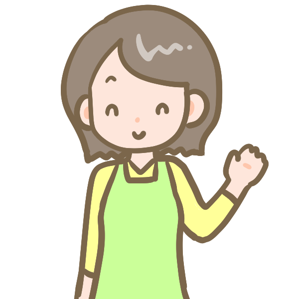 髪の短いお母さんのイラスト かわいいフリー素材が無料のイラストレイン