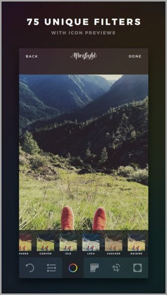 afterlight 75 unique filters for instagram apps