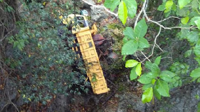 Bangkai Truck Masuk Jurang di Babar MBD Belum Diangkat