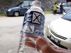 free barisan nasional bottled water