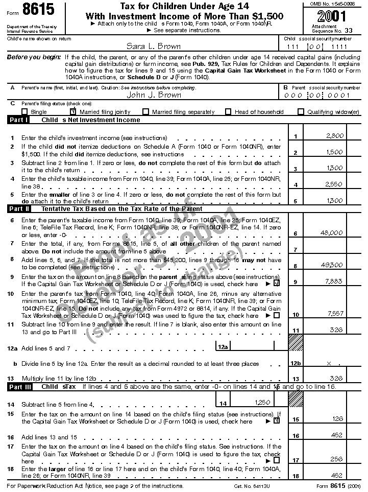 Publication 929, Tax Rules for Children and Dependents; Tax ...