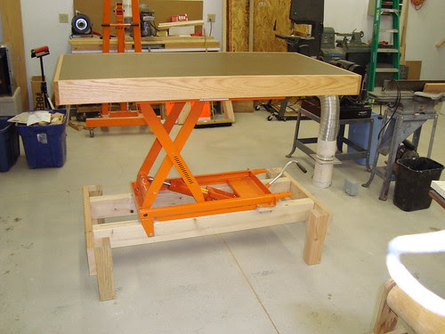 Thread: Adjustable height workbench / assembly table