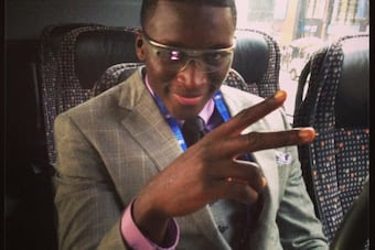 Victor Oladipo shares joyous draft night with father