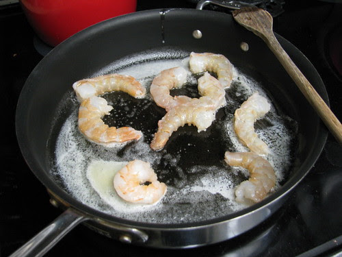 shrimp in the butter bath