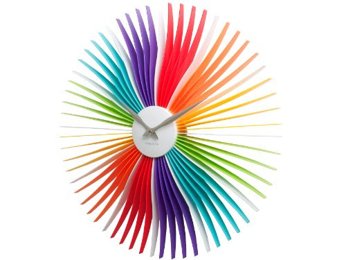 Karlsson Wall Clock Oopsy Daisy, Multi Colour, Acrylic