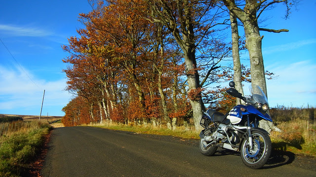 Over the Lammermuirs to Duns.