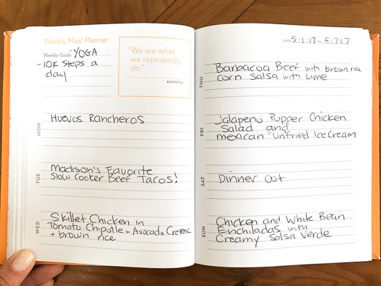 Skinnytaste Dinner Plan (Week 73)