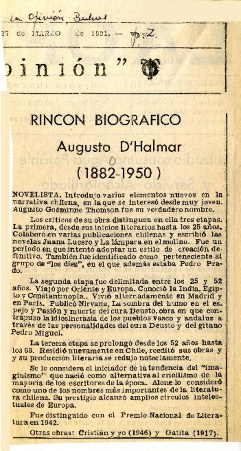 1991 - Biblioteca Nacional Digital de Chile