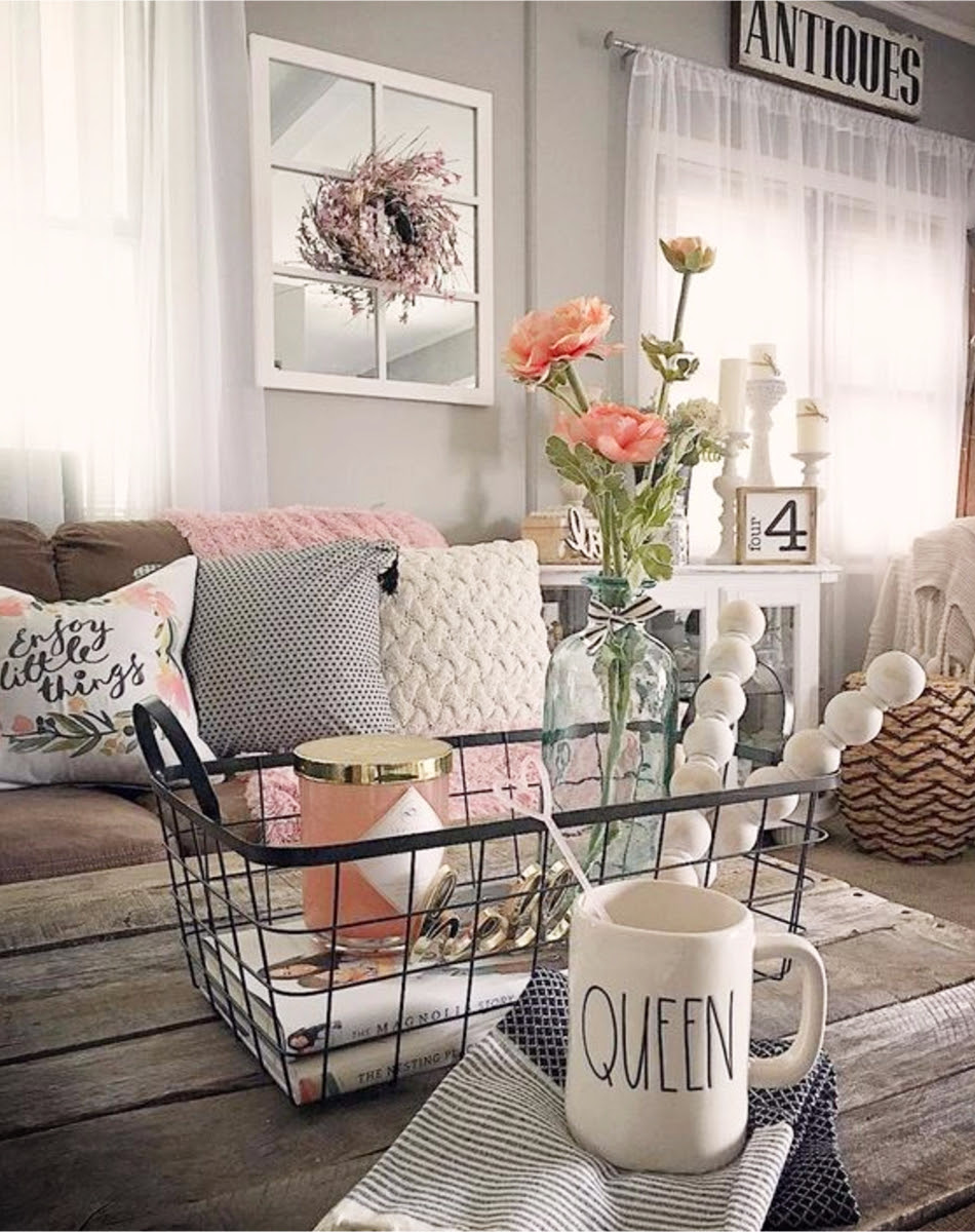 {Farmhouse Living Rooms} • Modern Farmhouse Living Room ...
