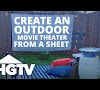 Outdoor Movie Projector Diy