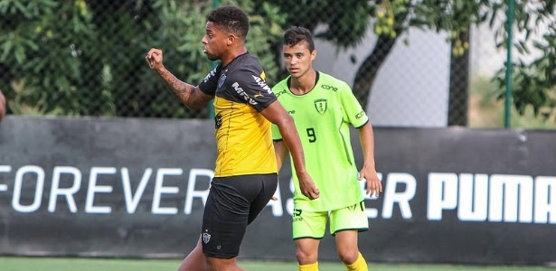 André fez um dos gols do Atlético-MG no jogo-treino contra o Minas Boca