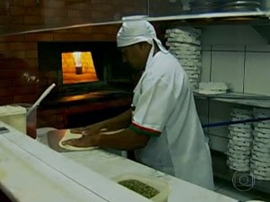 Pizzaiolo SPTV (Foto: Reprodução/TV Globo)