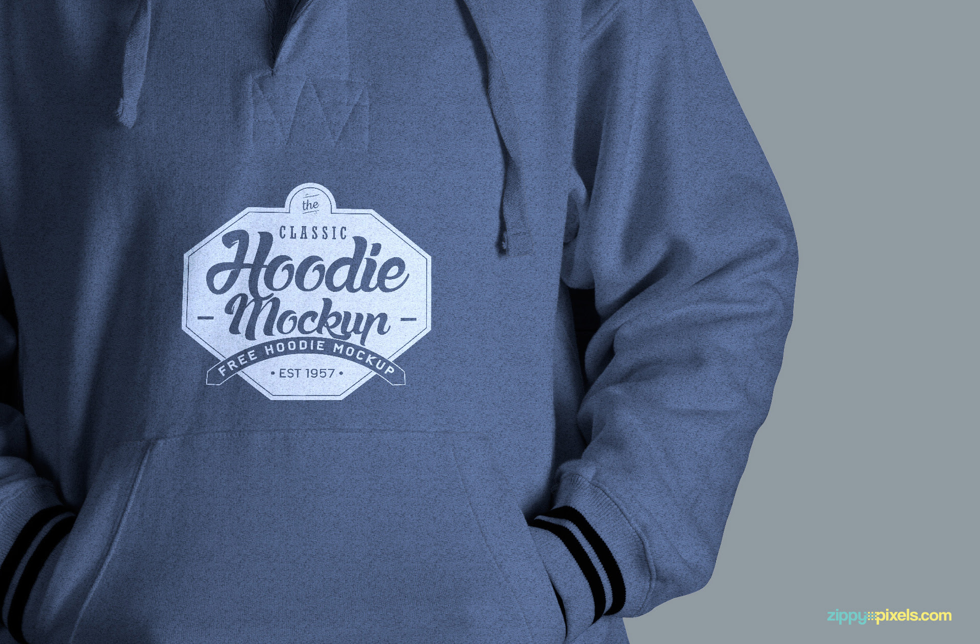Download Free Hoodie Mockup PSD | ZippyPixels