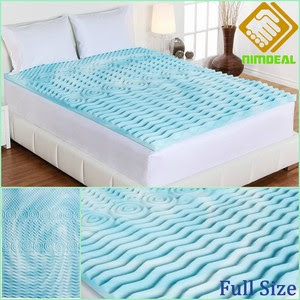 Full Mattress Topper Gel Memory Foam Pad Comfort ...