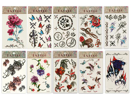 but you can guarantee that you'll see more temporary tattoos and spray