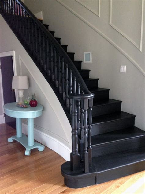 black stained dark home ideas