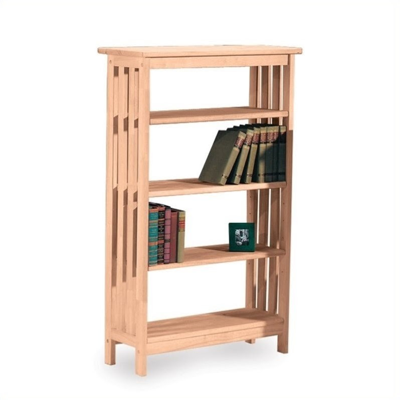 Buy Now International Concepts Mission 48 4 Shelf Bookcase in
Unfinished Before Special Offer Ends