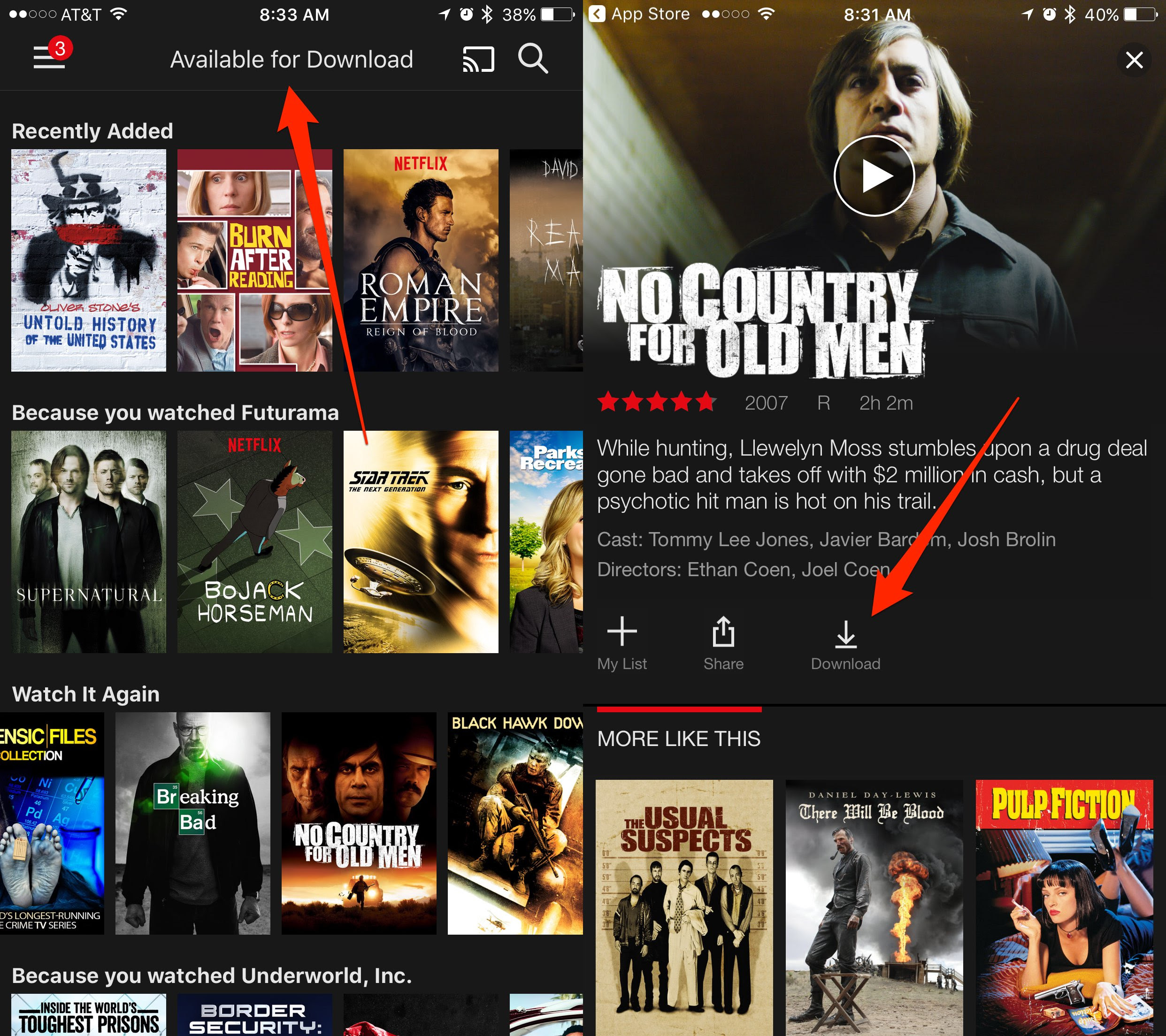 Netflix Now Lets You Download Movies To Watch Offline