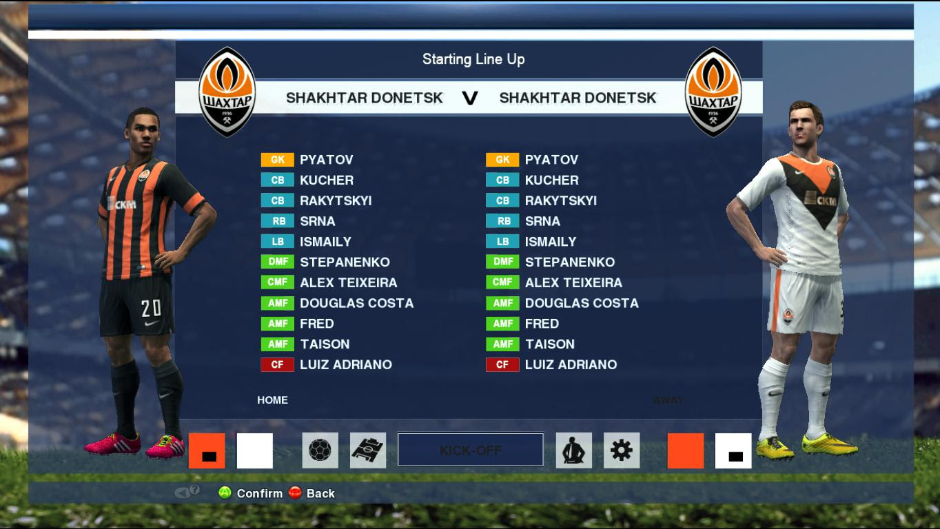 PES 2013 SHAKHTAR DONETSK 2014-2015 GDB by Ardhy Child