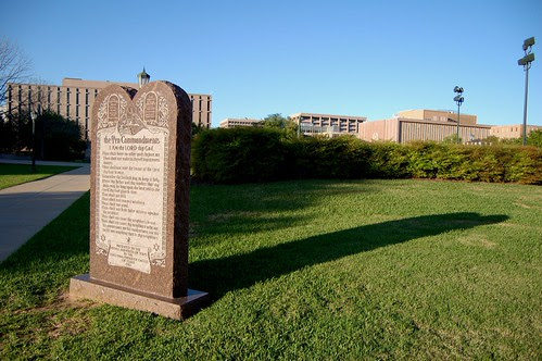 Ten Commandments monument